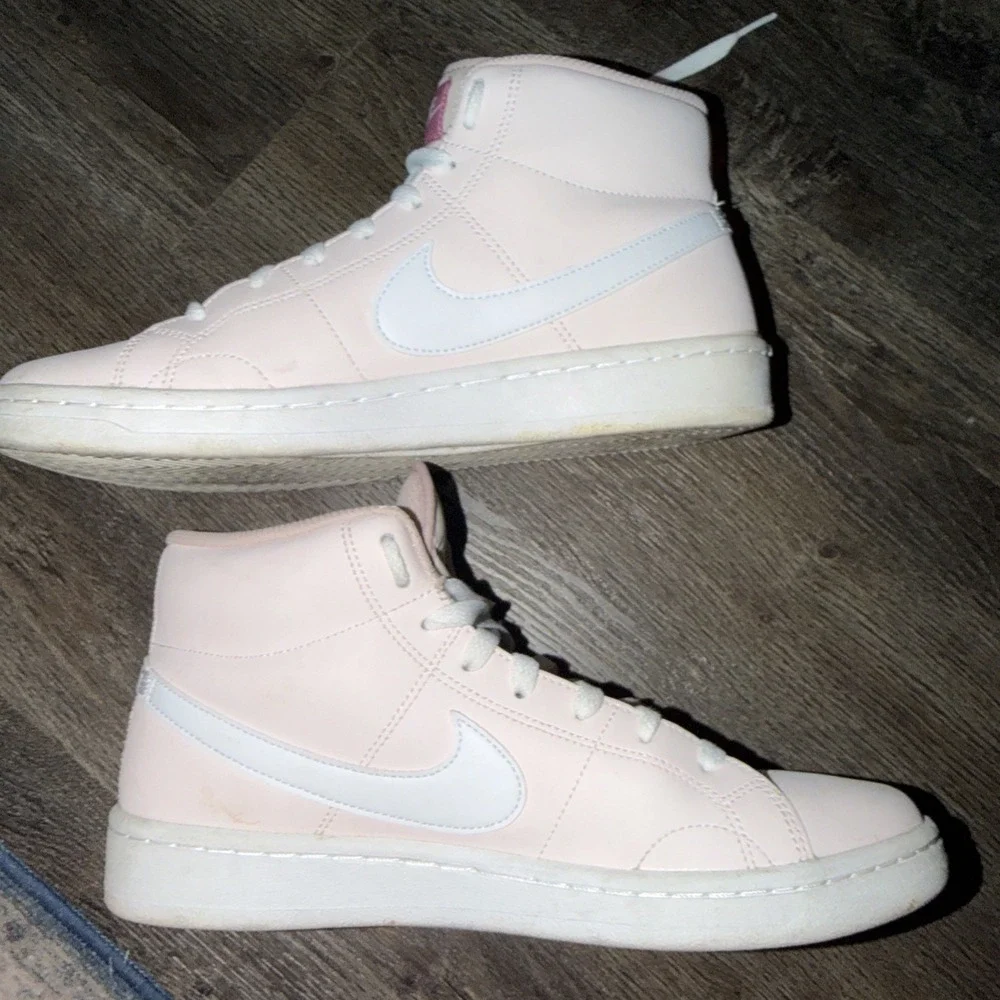 Nike Court Royale 2 Mid Women's Sneakers Light Soft Pink Shoes 9